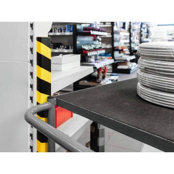 Durable väggskydd S20, gul/svart