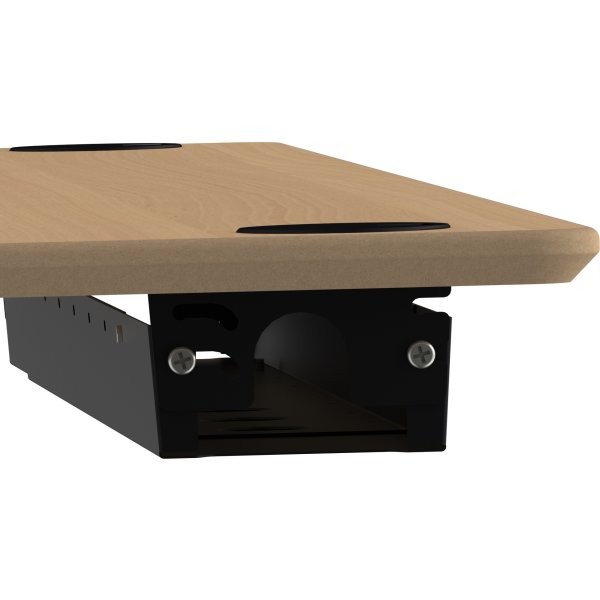 Universal kabelränna, 96-166 cm, Svart