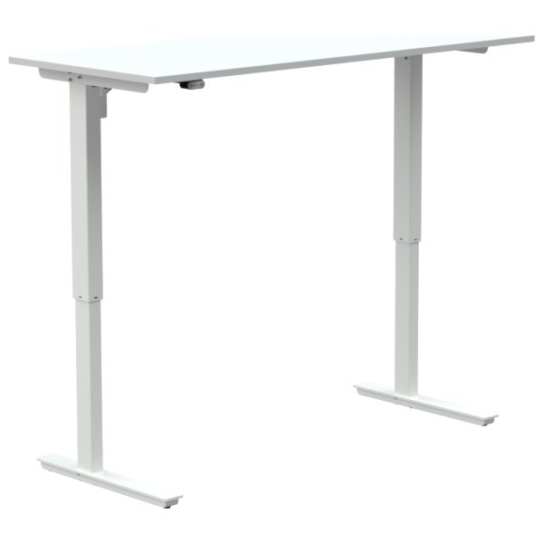 HeighTivity höj- och sänkbart bord, 60x140 cm, vit