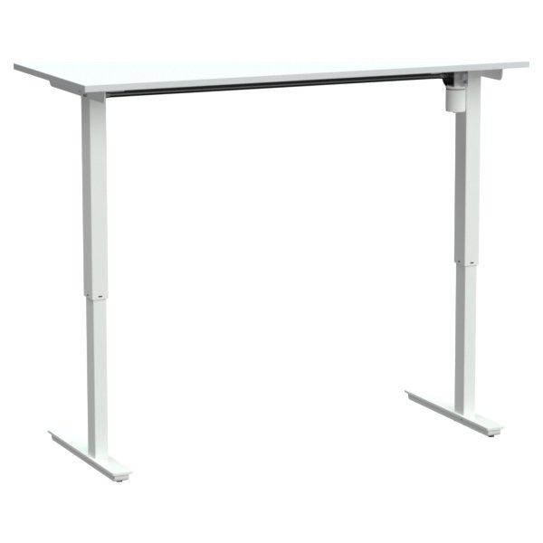 HeighTivity höj- och sänkbart bord, 60x140 cm, vit