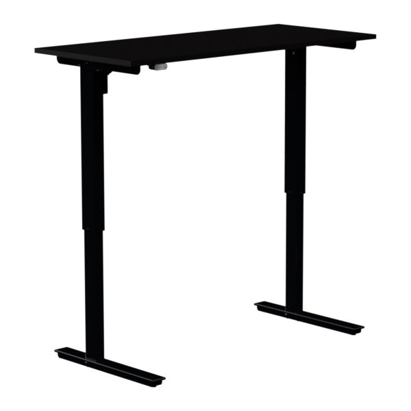 HeighTivity höj- och sänkbord, 52x120 cm, svart