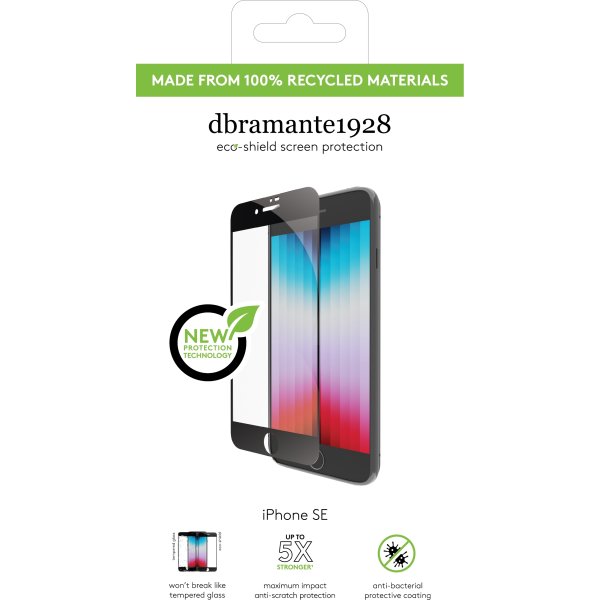 dBramante1928 skärmskydd för iPhone SE | Svart