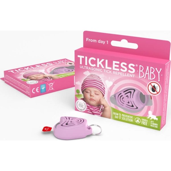 Tickless Baby/Kid fästingskydd | Rosa