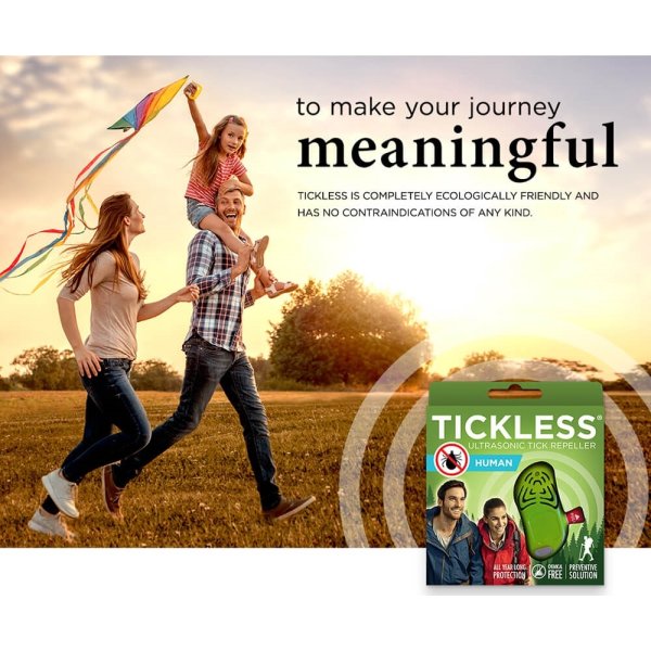 Tickless Human fästingskydd | Grön