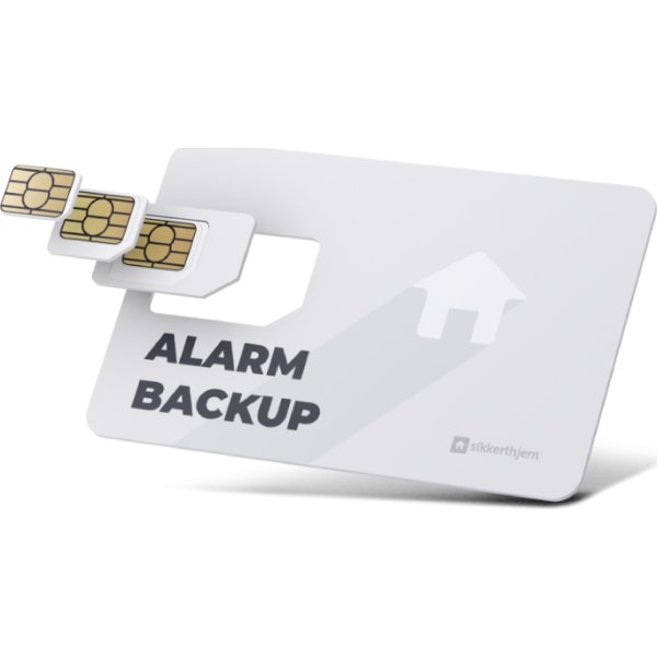 SikkertHjem Alarm Backup SIM (12 mån)