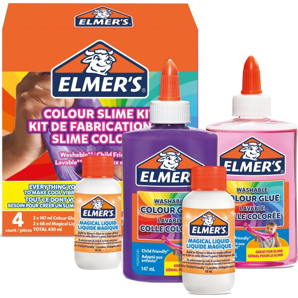 Elmer's Opaque Colour slimeset | 4 delar