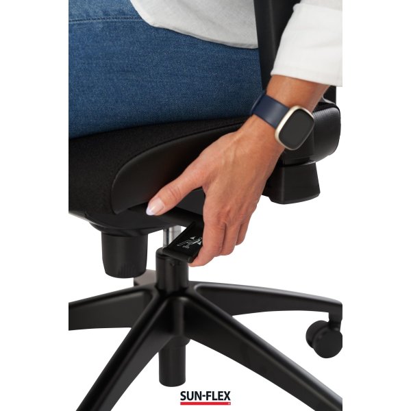 Sun-Flex Officechair HB kontorsstol, svart