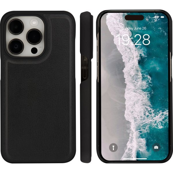 dBramante1928 Stockholm cover iPhone 15 Pro, svart