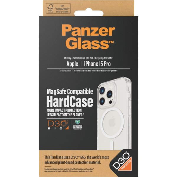 Panzerglass HardCase mobilskal för iPhone 15 Pro