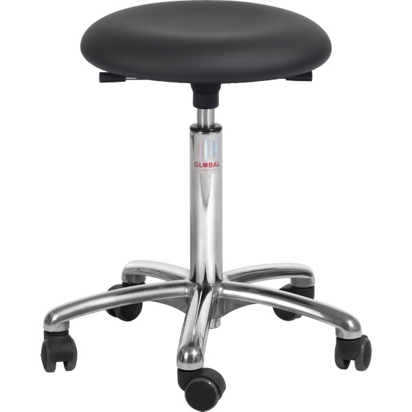 Beta stol, Svart, PUre Konstläder, 52-71 cm, Alu