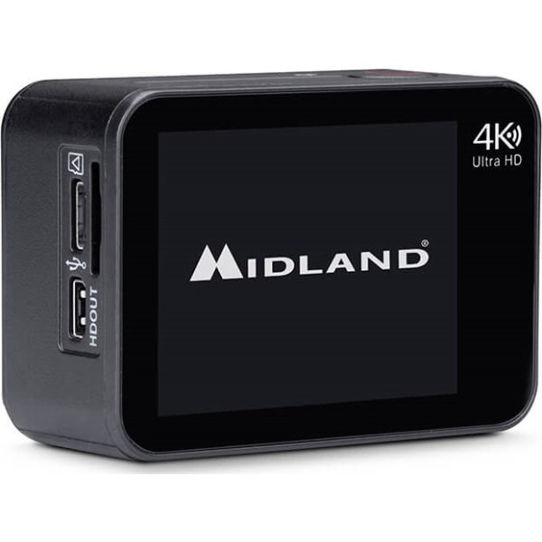 Midland H5 Pro 4K 16MP actionkamera | Svart/gul
