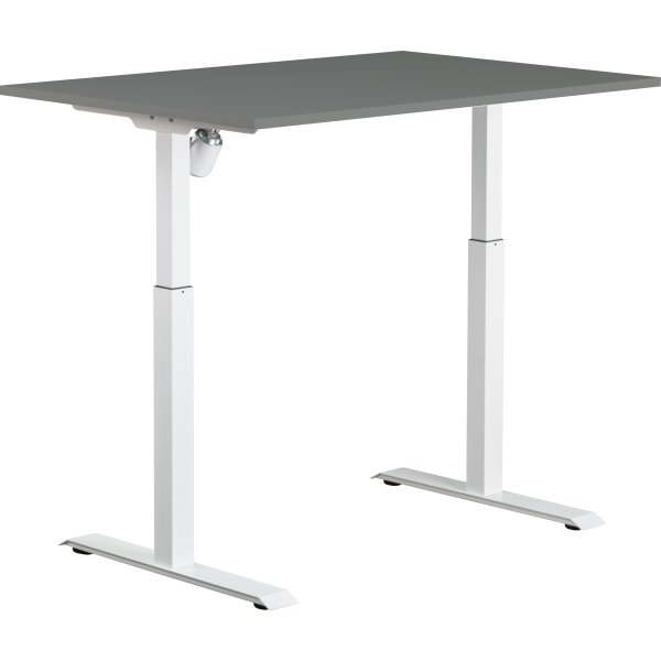 Sun-Flex I höj- och sänkbart bord, 120x80, Vit/grå