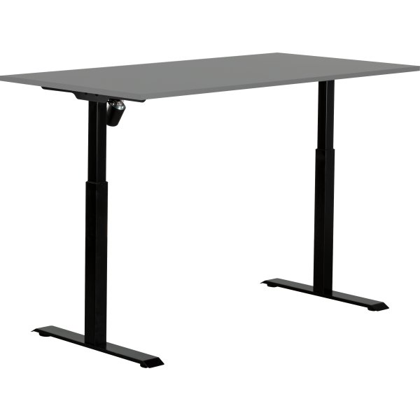 Sun-Flex I höj- & sänkbart bord, Svart/ljusgrå