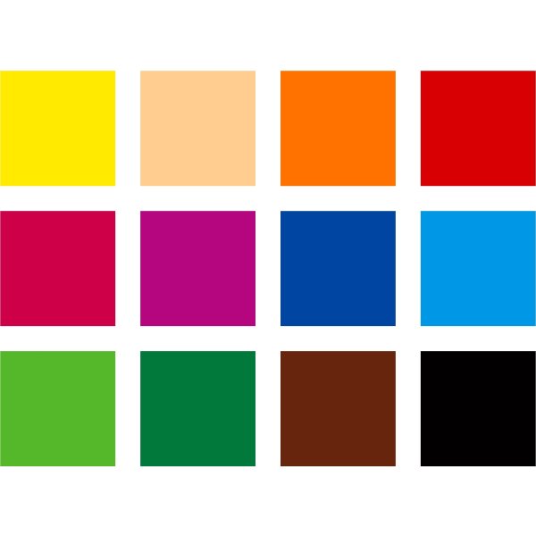 Staedtler DJ färgpennor | 12 färger