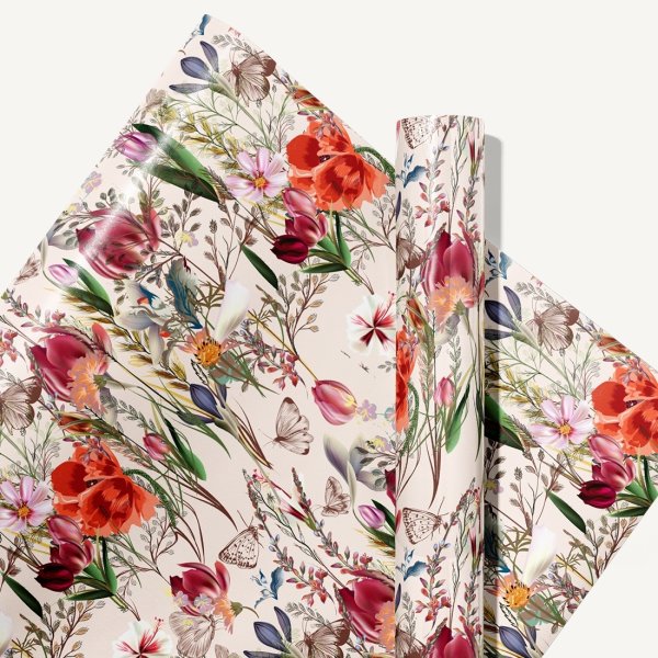 Presentpapper, Spring, 57cm x 150m