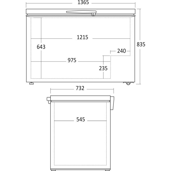 Scandomestic CF400WE frysbox