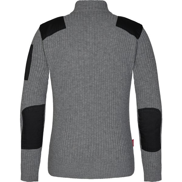 Engel Combat stickad tröja 8017-501 | Grå | XXL