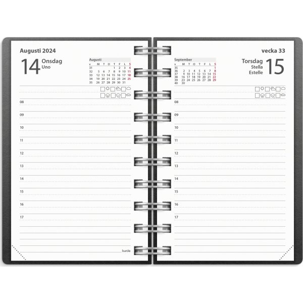 Burde 2024 Eco Line Kalender, Agenda 