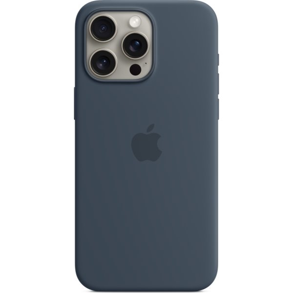 Apple iPhone 15 Pro Max silikonfodral | Havsblå
