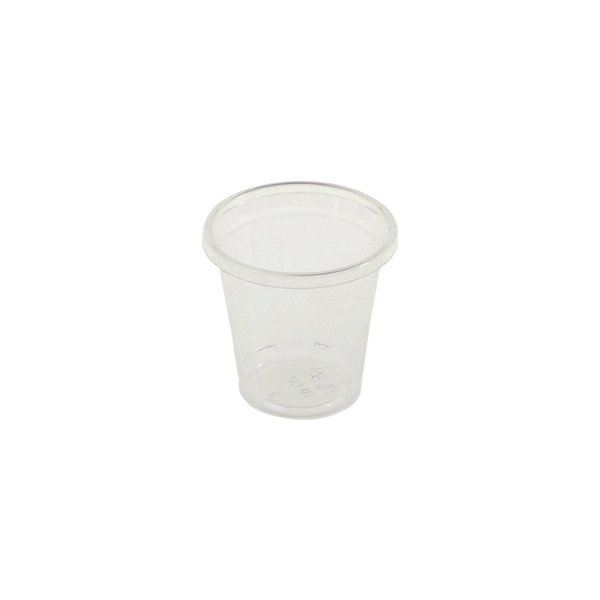 Snapsglas, PLA, Genomskinliga, 3 cl