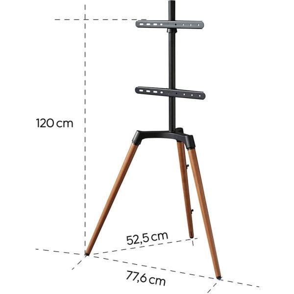Hama Design 32-65" tv-stativ | valnöt