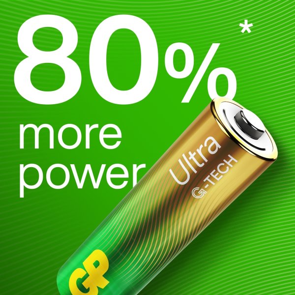 GP Ultra Alkaline AAA-batteri | 24AU/LR03 | 24 st.