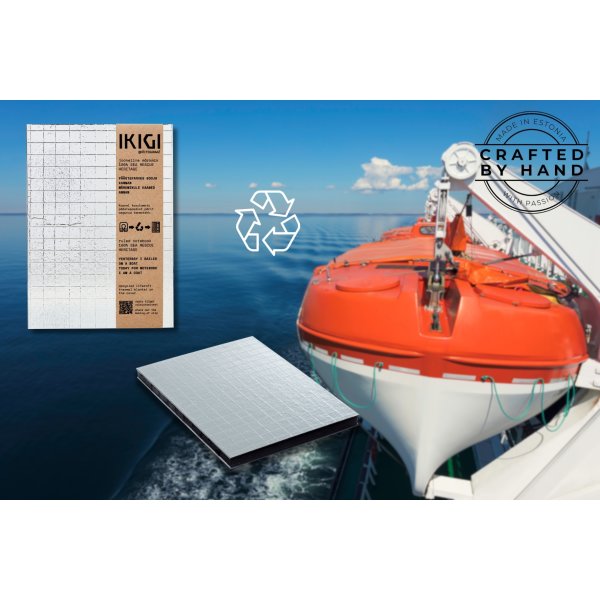 Ikigi Sea Rescue anteckningsbok | Linjerad | Logga