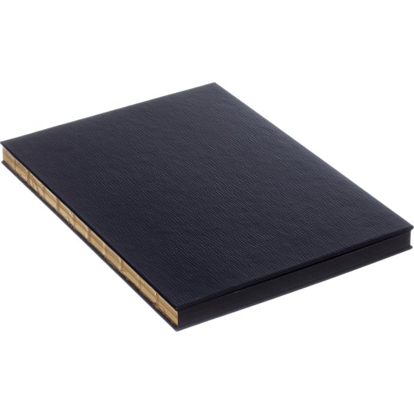Ikigi Leather Gold anteckningsbok | Blank | Logga