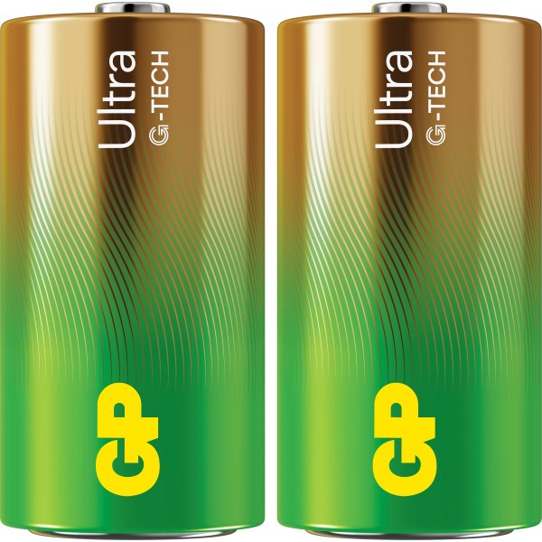 GP Ultra Alkaline C batteri | 14AU/LR14 | 2-pack