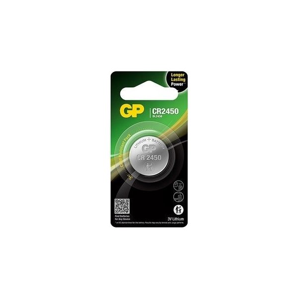 GP Lithium knappcell | CR2450 | 1-pack