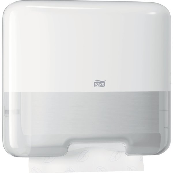 Tork H3 Mini dispenser för handduksark, vit