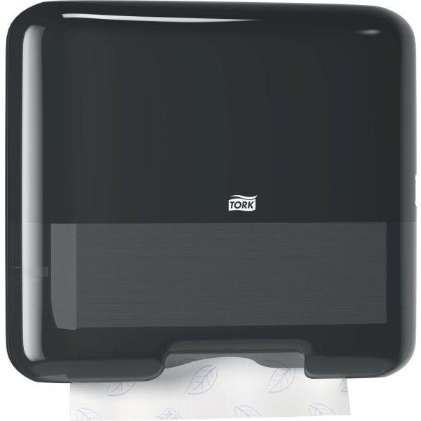 Tork H3 Mini dispenser för handduksark, svart