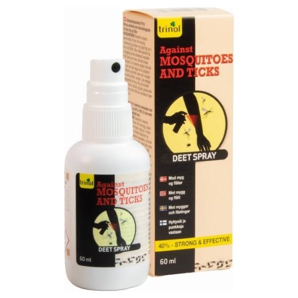 Trinol DEET spray mot myggor, 60 ml