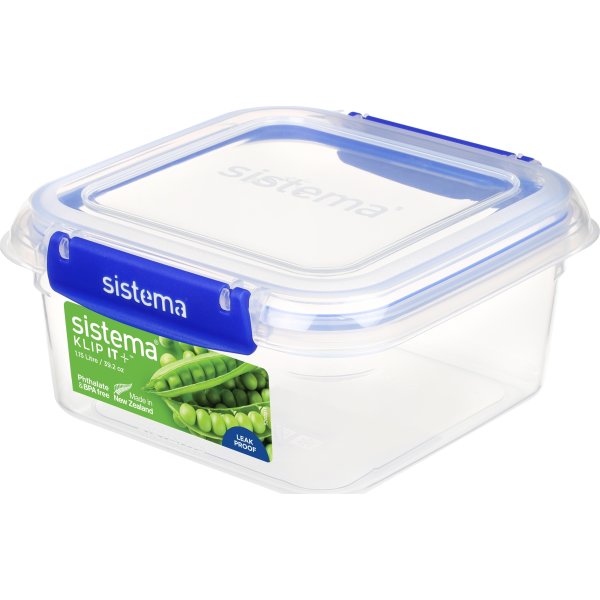 Sistema Klip It+ Square matlåda, 1,15 L