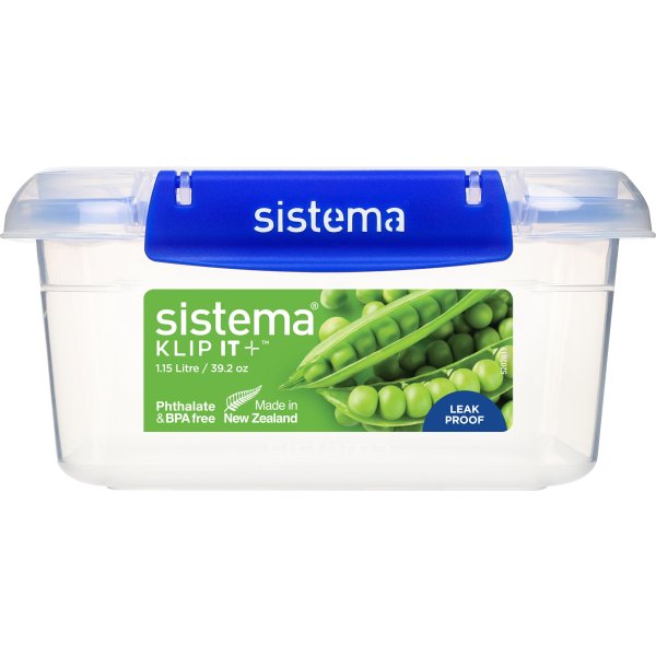 Sistema Klip It+ Square matlåda, 1,15 L