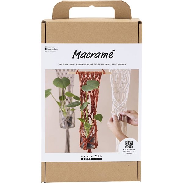 DIY Kit makramé, blomhängare