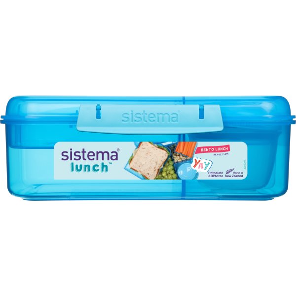 Sistema Bento Lunch matlåda, 1,65L, blå