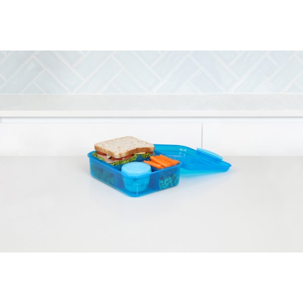 Sistema Bento Lunch matlåda, 1,65L, blå