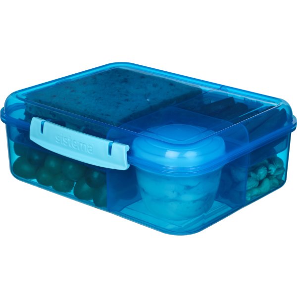 Sistema Bento Lunch matlåda, 1,65L, blå