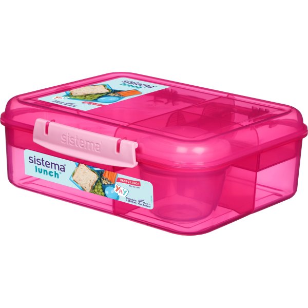 Sistema Bento Lunch matlåda, 1,65L, rosa