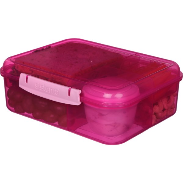 Sistema Bento Lunch matlåda, 1,65L, rosa