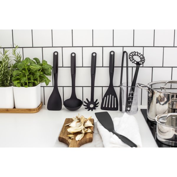 GastroMax Sked, svart, plast, 29 cm