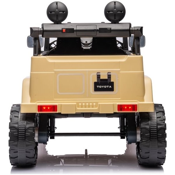 Elbil Toyota FJ Cruiser barnbil, 4x12V, khaki