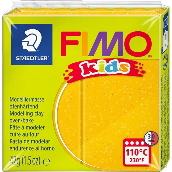 Lera Fimo Kids 42 g Guldglitter