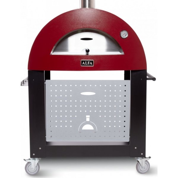 Alfa Moderno pizzabord, 1 pizza, svart