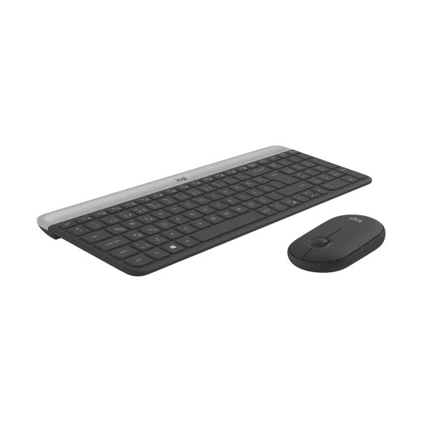 Logitech MK470 Slim trådlös mus och tangentbord