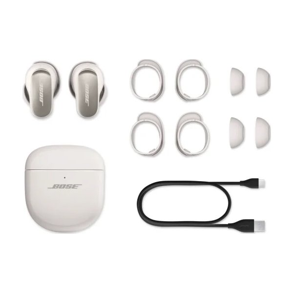 Bose QuietComfort Ultra öronsnäckor, vit