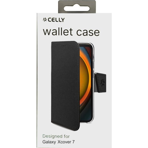 Celly Wally Samsung Galaxy Xcover 7 Cover, svart