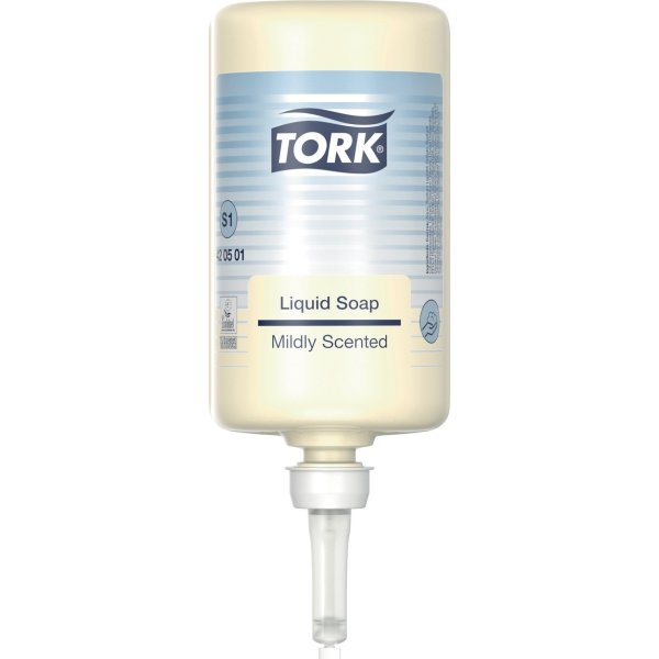 Tork S1 Startpaket Dispenser & tvål, vit