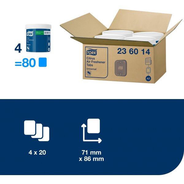 Tork A2 Luftfriskare | Citrus | 20 refiller